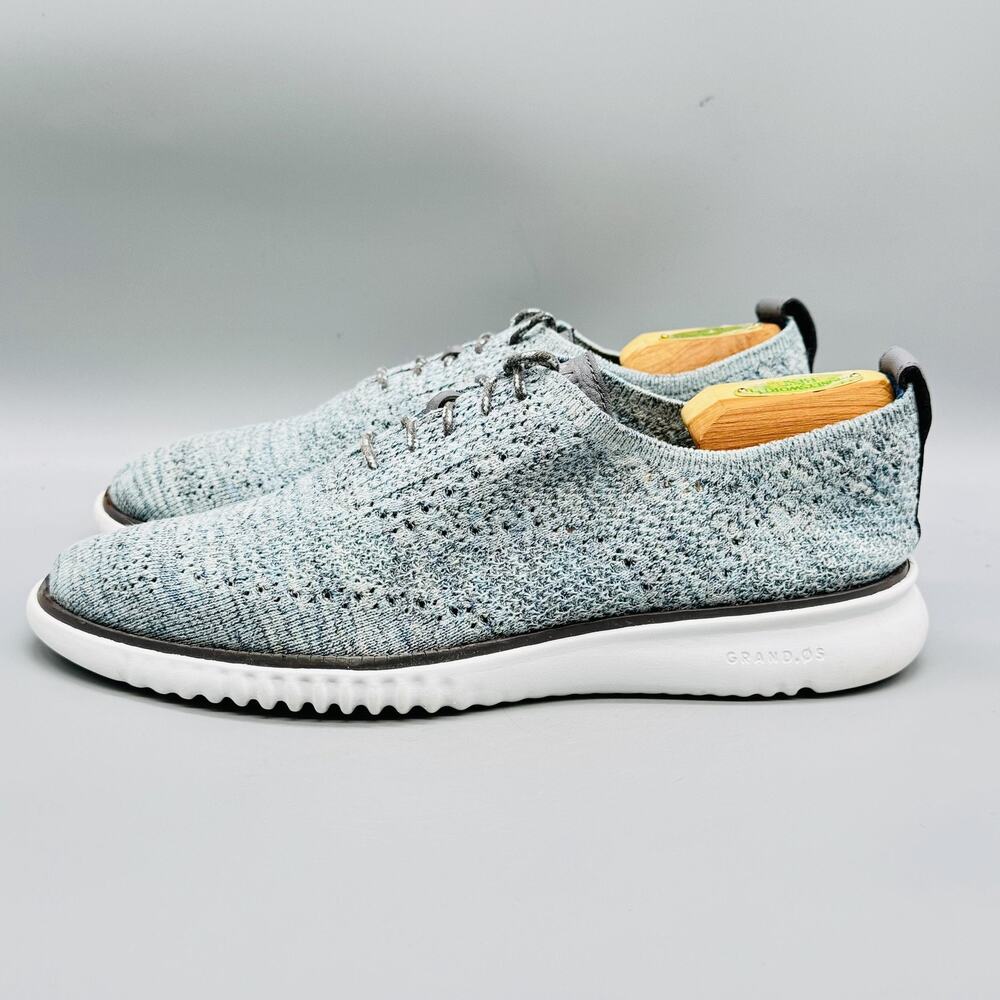 Cole Haan Shoes Mens Size 10 Blue Knit Grand OS OriginalGrand Oxford Lightweight - Picture 5 of 11